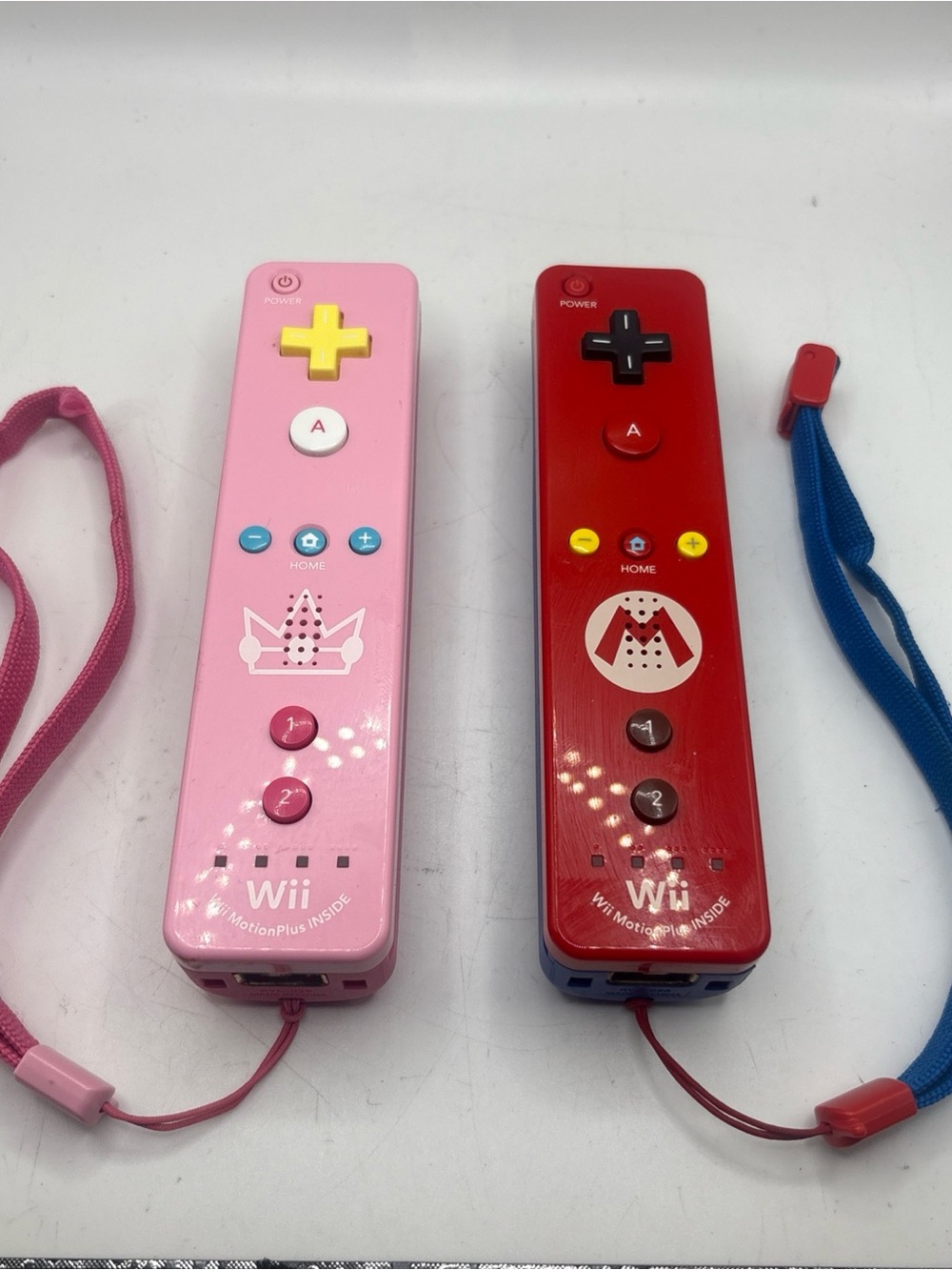 Mario Peach Wii Remote Plus Controller Nintendo Official